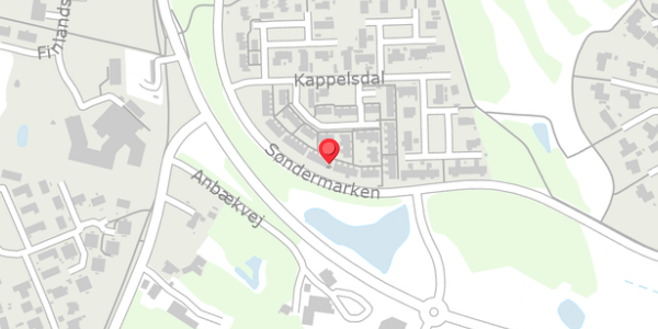 Trafikstøjkort på Kappelsdal 56, 8450 Hammel