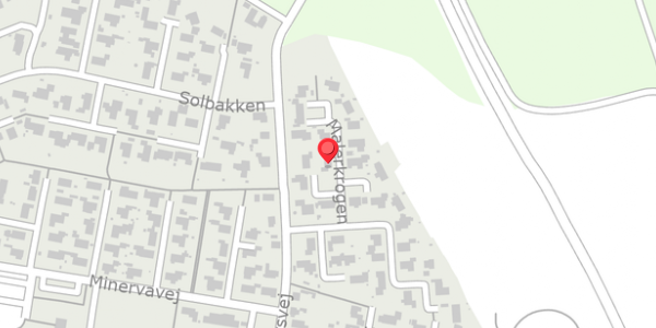 Trafikstøjkort på Malerkrogen 9, 8450 Hammel