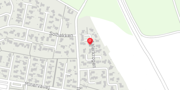 Trafikstøjkort på Malerkrogen 11, 8450 Hammel