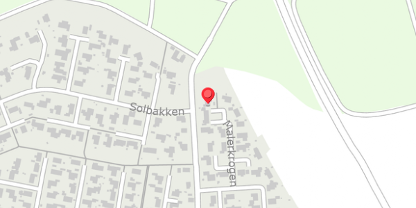 Trafikstøjkort på Malerkrogen 17, 8450 Hammel
