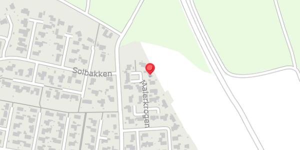 Trafikstøjkort på Malerkrogen 21, 8450 Hammel