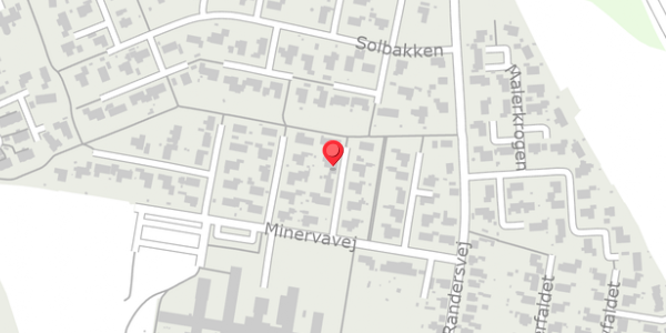 Trafikstøjkort på Minervavej 32, . , 8450 Hammel
