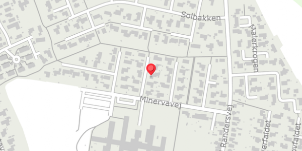 Trafikstøjkort på Minervavej 44, . , 8450 Hammel