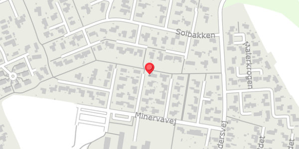 Trafikstøjkort på Minervavej 48, . , 8450 Hammel