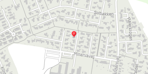 Trafikstøjkort på Minervavej 52, . , 8450 Hammel