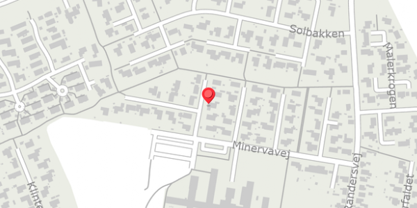 Trafikstøjkort på Minervavej 64, . , 8450 Hammel