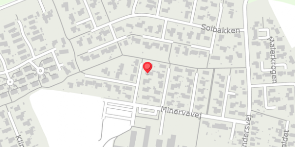 Trafikstøjkort på Minervavej 66, . , 8450 Hammel