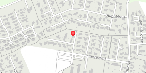 Trafikstøjkort på Minervavej 72, . , 8450 Hammel