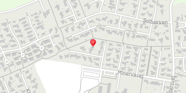 Trafikstøjkort på Minervavej 76A, . , 8450 Hammel