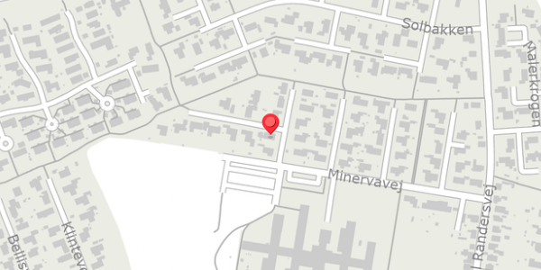 Trafikstøjkort på Minervavej 90, . , 8450 Hammel