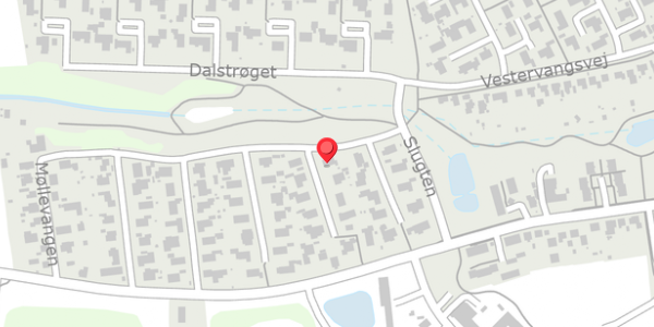 Trafikstøjkort på Møllevangen 21, 8450 Hammel