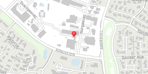 Trafikstøjkort på Norgesvej 3, 8450 Hammel