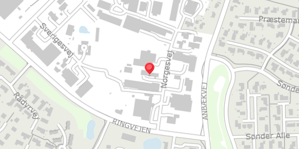 Trafikstøjkort på Norgesvej 5, . , 8450 Hammel