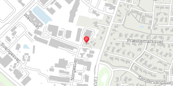 Trafikstøjkort på Norgesvej 14, . , 8450 Hammel