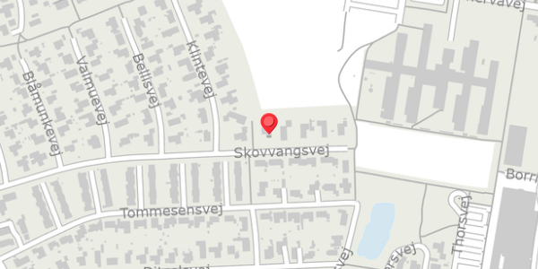 Trafikstøjkort på Skovvangsvej 21, . , 8450 Hammel
