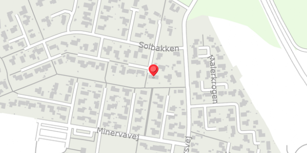Trafikstøjkort på Solbakken 5B, . , 8450 Hammel