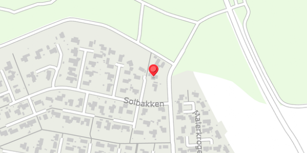 Trafikstøjkort på Solbakken 6, . , 8450 Hammel