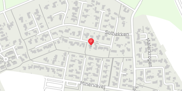 Trafikstøjkort på Solbakken 23, . , 8450 Hammel