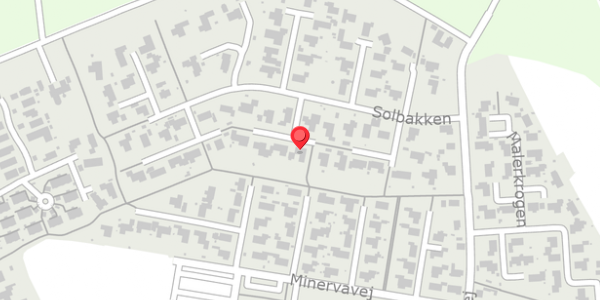 Trafikstøjkort på Solbakken 25, . , 8450 Hammel