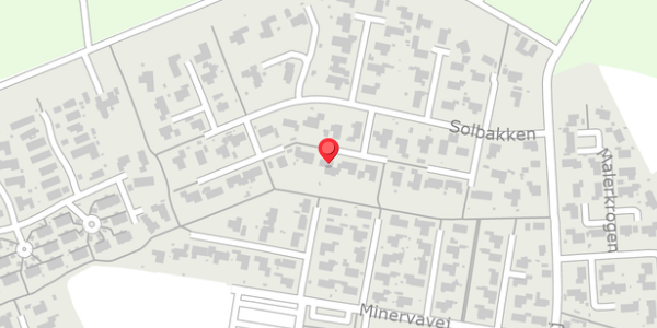 Trafikstøjkort på Solbakken 29, . , 8450 Hammel
