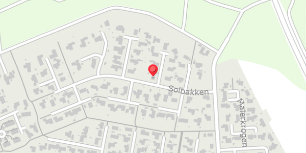 Trafikstøjkort på Solbakken 30, . , 8450 Hammel