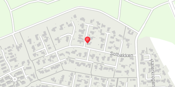 Trafikstøjkort på Solbakken 32, . , 8450 Hammel