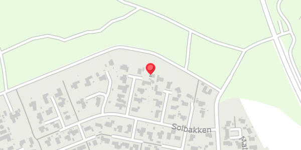 Trafikstøjkort på Solbakken 40, . , 8450 Hammel