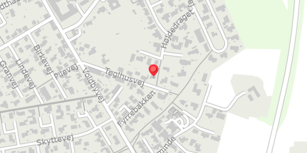 Trafikstøjkort på Teglhusvej 13, . , 8450 Hammel