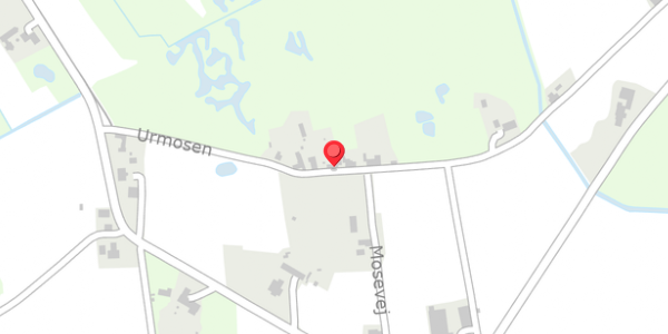 Trafikstøjkort på Urmosen 13, 8450 Hammel