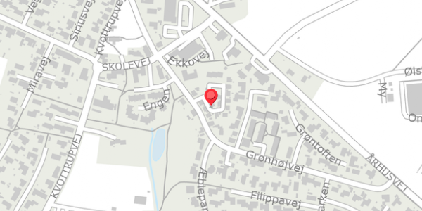Trafikstøjkort på Aneskilde 3, . , 8382 Hinnerup