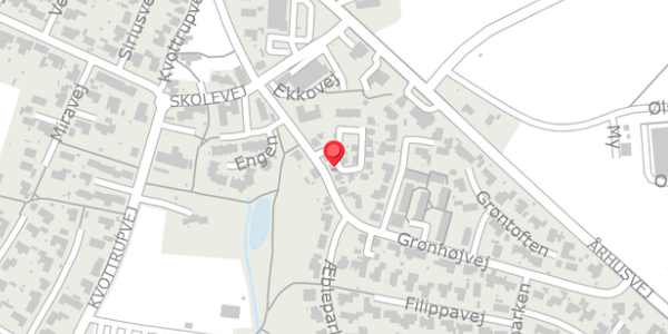 Trafikstøjkort på Aneskilde 4, . , 8382 Hinnerup
