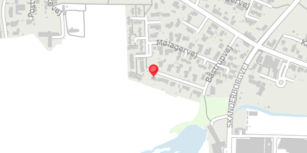 Trafikstøjkort på Båstrupvej 23, . , 8382 Hinnerup