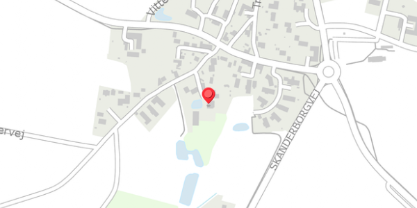 Trafikstøjkort på Damvej 4, . , 8382 Hinnerup