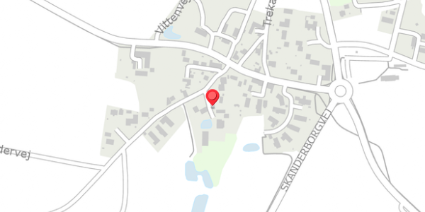 Trafikstøjkort på Damvej 5, . , 8382 Hinnerup