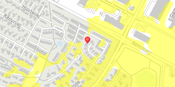 Trafikstøjkort på Elgårdsminde 110, . , 8382 Hinnerup