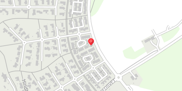 Trafikstøjkort på Flinthøjen 13, 8382 Hinnerup