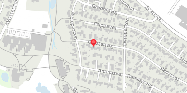 Trafikstøjkort på Gråstenvej 11, . , 8382 Hinnerup