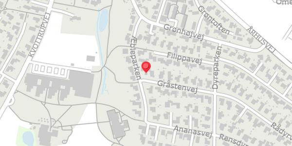 Trafikstøjkort på Gråstenvej 18, . , 8382 Hinnerup