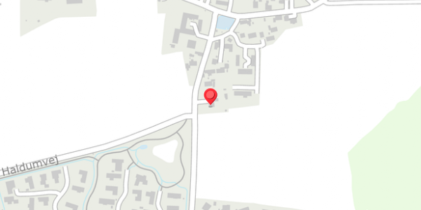 Trafikstøjkort på Haarvej 2, 8382 Hinnerup