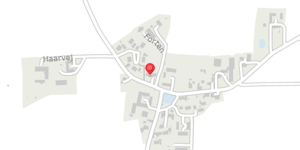 Trafikstøjkort på Haarvej 16, . , 8382 Hinnerup