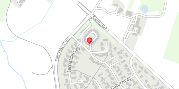 Trafikstøjkort på Jernaldervej 73, 8382 Hinnerup