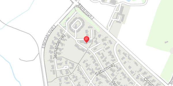 Trafikstøjkort på Jernaldervej 113, 8382 Hinnerup