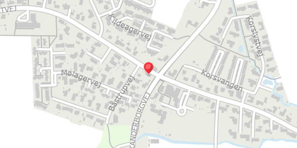 Trafikstøjkort på Postvej 1, 8382 Hinnerup