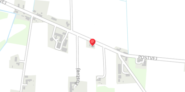Trafikstøjkort på Postvej 75, 8382 Hinnerup