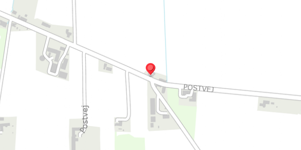 Trafikstøjkort på Postvej 90, 8382 Hinnerup