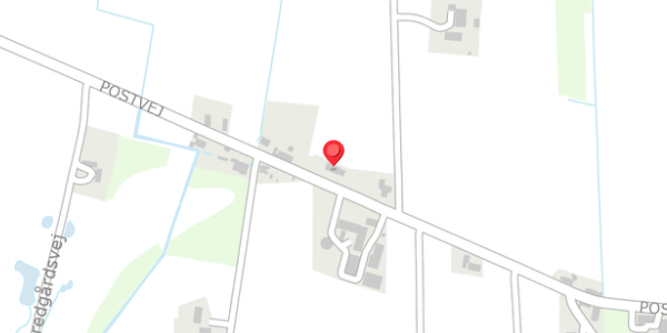 Trafikstøjkort på Postvej 94, 8382 Hinnerup