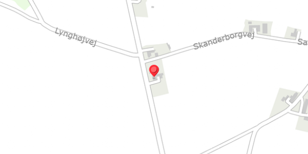 Trafikstøjkort på Skanderborgvej 147, . , 8382 Hinnerup