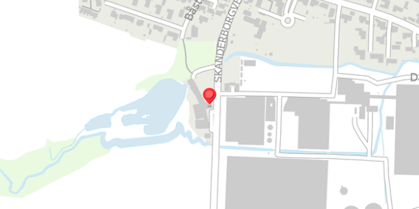 Trafikstøjkort på Skanderborgvej 194, . , 8382 Hinnerup