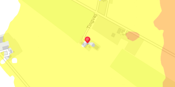 Trafikstøjkort på Tingvej 2, . , 8382 Hinnerup