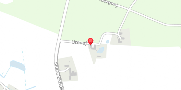 Trafikstøjkort på Urevej 2, 8382 Hinnerup